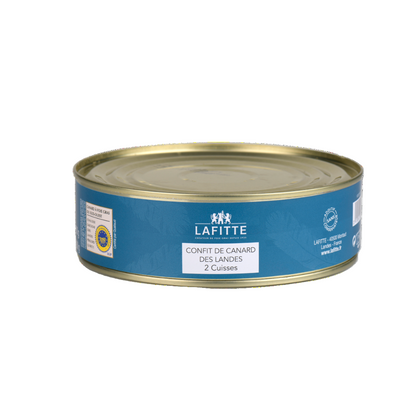 Maison Laffitte, Duck Confits, 2 large thighs, 600g Can.