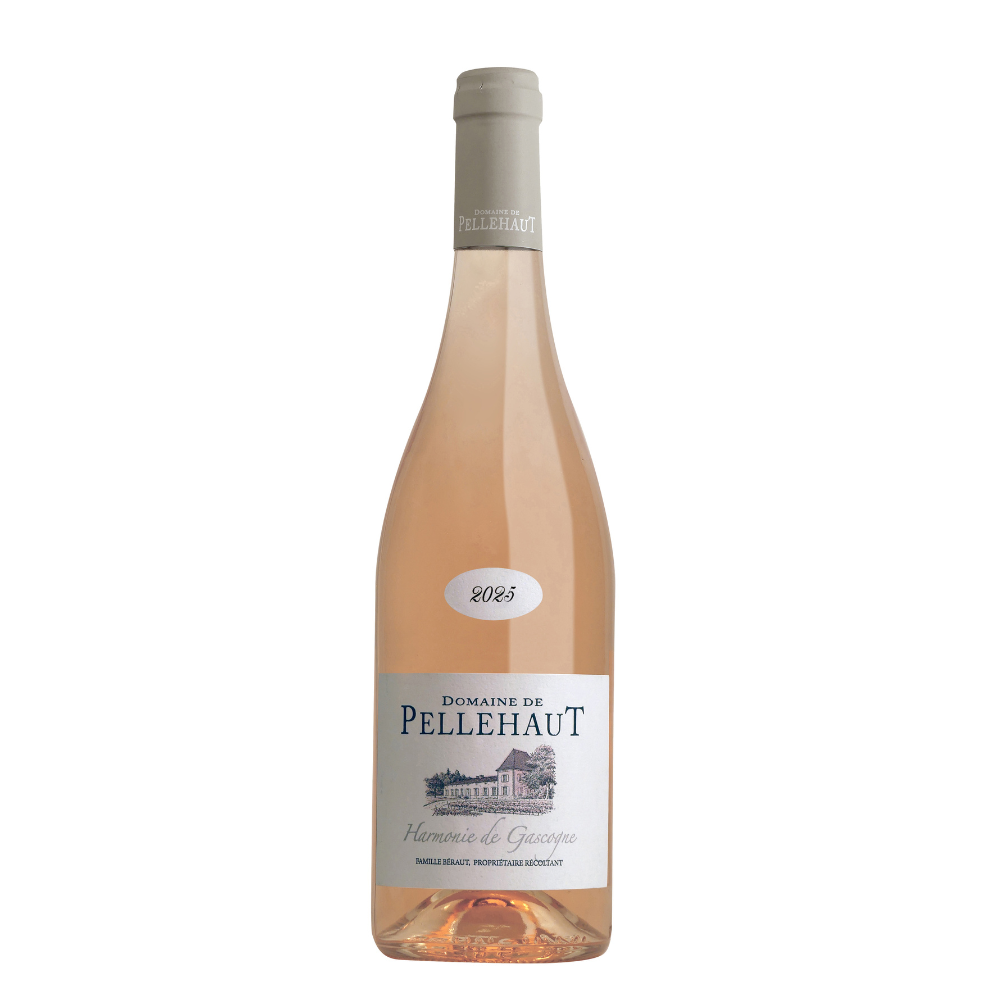Harmonie Rosé.  IGP côte de Gascogne, 2024. | Fruity, Balanced, Versatile.